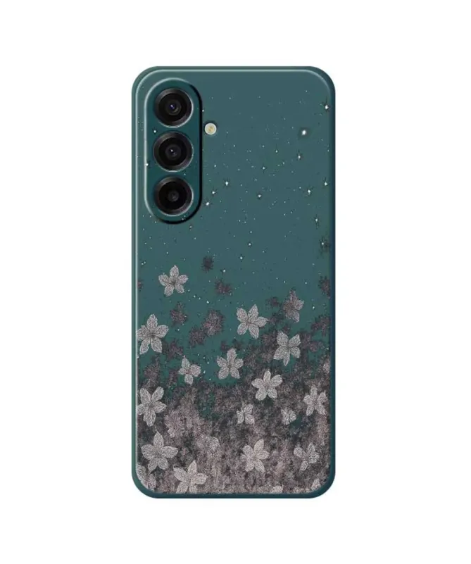 Coque Samsung Galaxy A17 5G Fleurs Poussière d'Étoiles