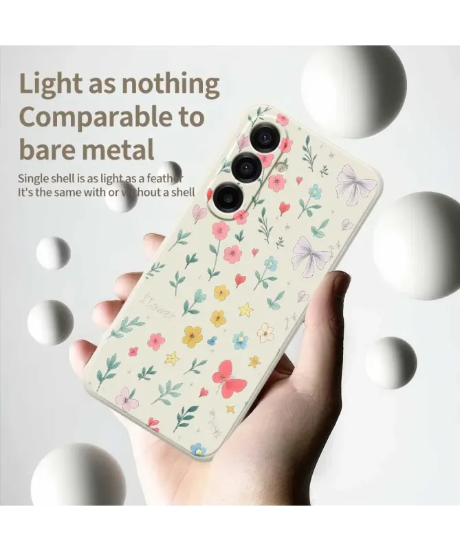 Coque Samsung Galaxy A17 5G Millefleurs Romantique