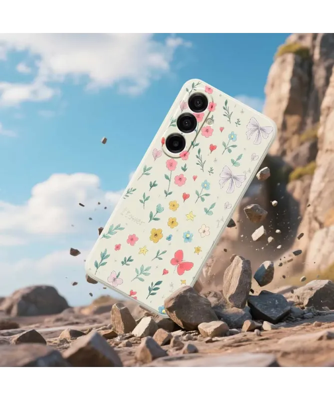 Coque Samsung Galaxy A17 5G Millefleurs Romantique