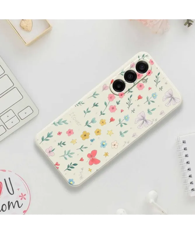 Coque Samsung Galaxy A17 5G Millefleurs Romantique