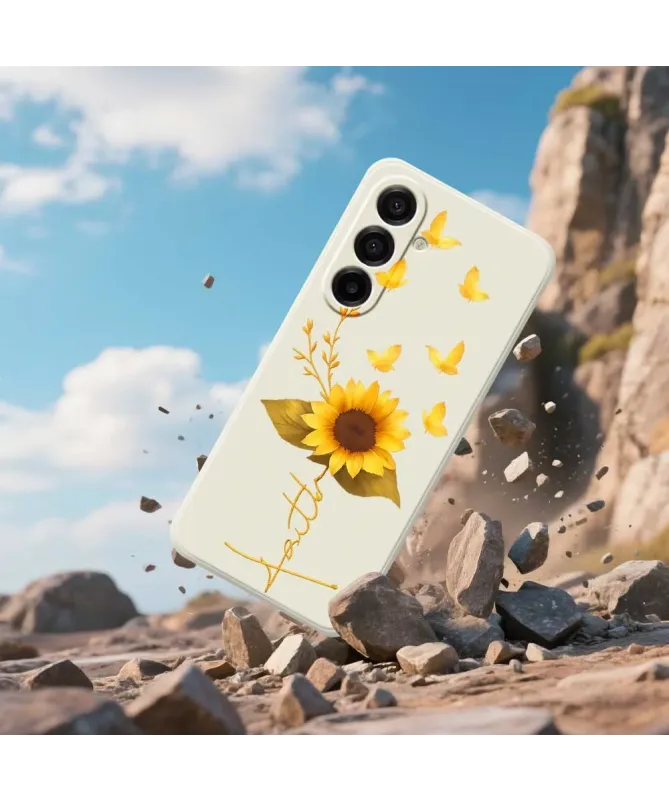 Coque Samsung Galaxy A17 5G Tournesol et Foi