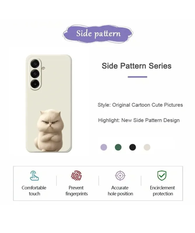 Coque Samsung Galaxy A17 5G Chat Grincheux