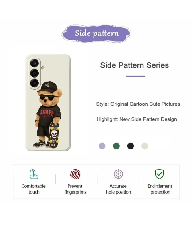 Coque Samsung Galaxy A17 5G Ours Skateur Streetwear