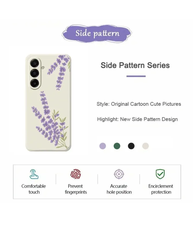 Coque Samsung Galaxy A17 5G Lavande Champêtre