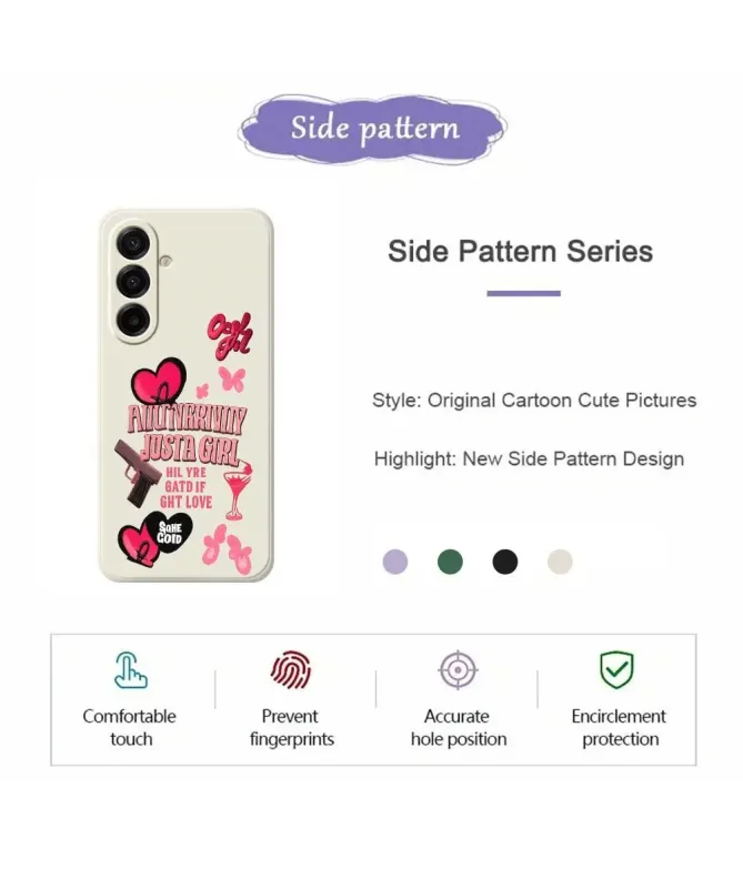 Coque Samsung Galaxy A17 5G Icônes Y2K Roses