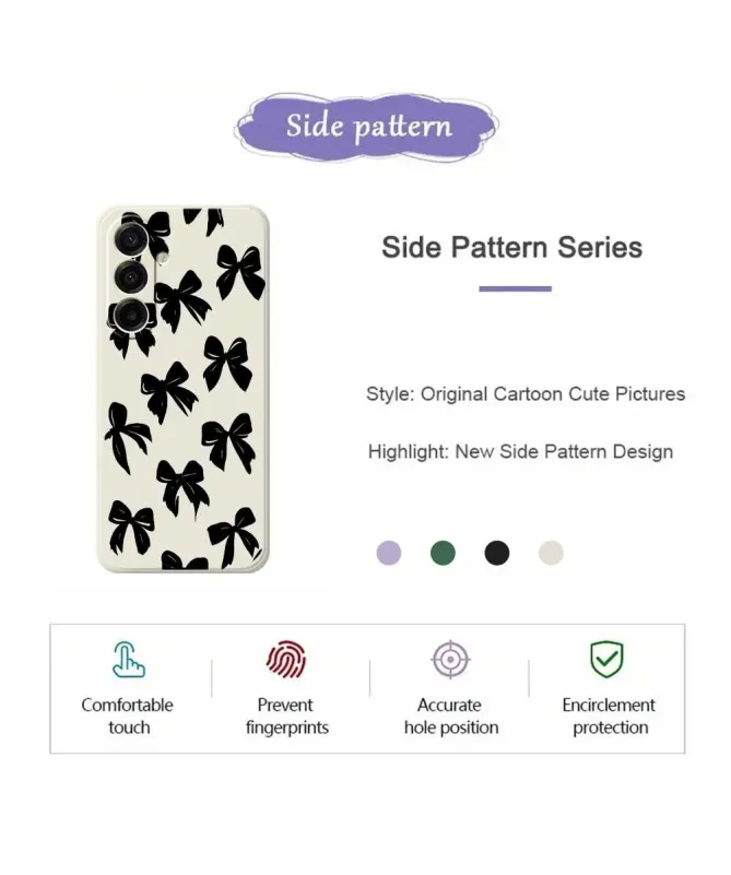 Coque Samsung Galaxy A17 5G Motif Nœuds Chics