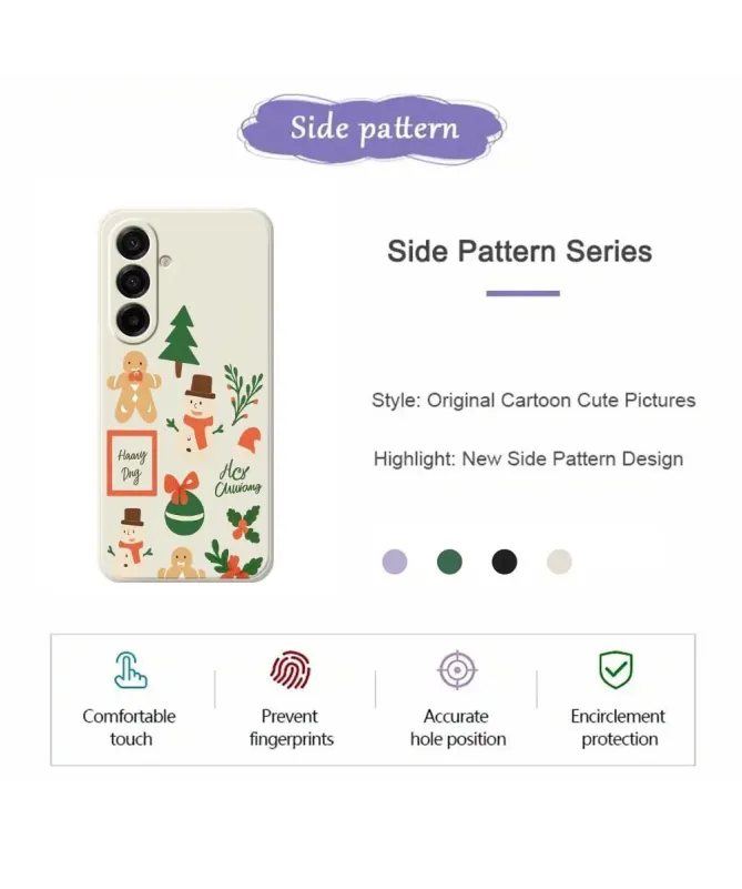 Coque Samsung Galaxy A17 5G Personnages de Noël