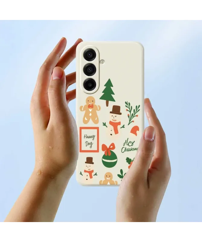 Coque Samsung Galaxy A17 5G Personnages de Noël