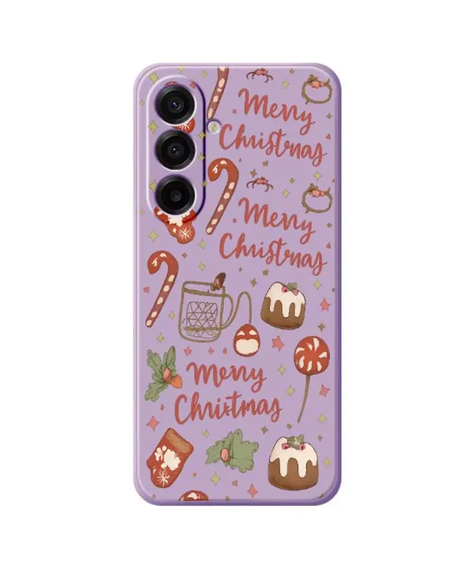 Coque Samsung Galaxy A17 5G Sucreries de Noël
