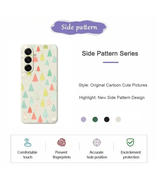 Coque Samsung Galaxy A17 5G Forêt de Sapins Pastel