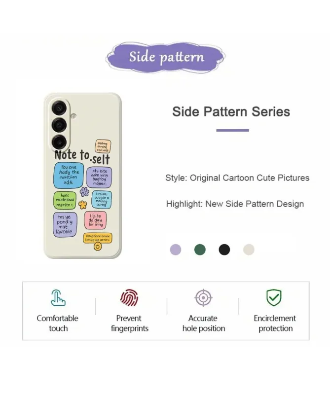 Coque Samsung Galaxy A17 5G Design Messages Positifs