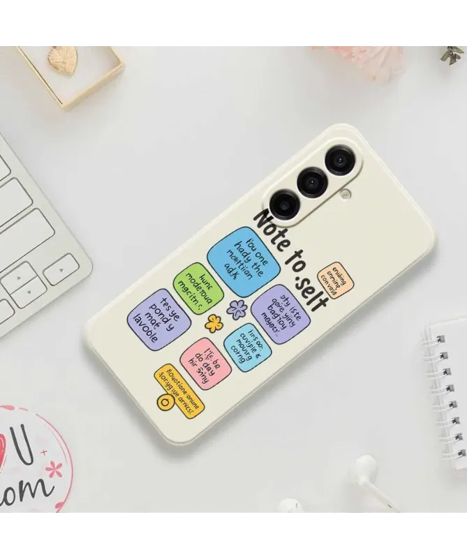 Coque Samsung Galaxy A17 5G Design Messages Positifs