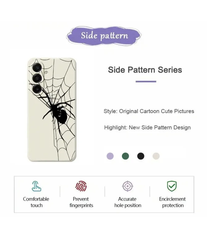 Coque Samsung Galaxy A17 5G Araignée sur Toile Graphique