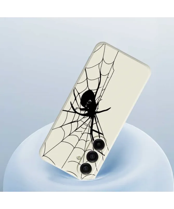 Coque Samsung Galaxy A17 5G Araignée sur Toile Graphique