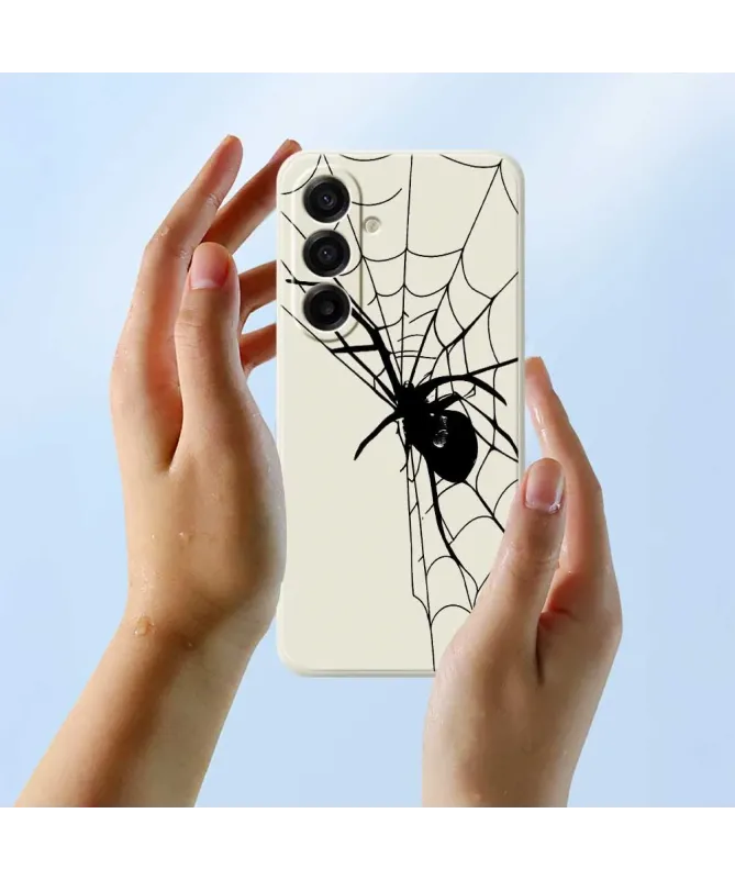 Coque Samsung Galaxy A17 5G Araignée sur Toile Graphique