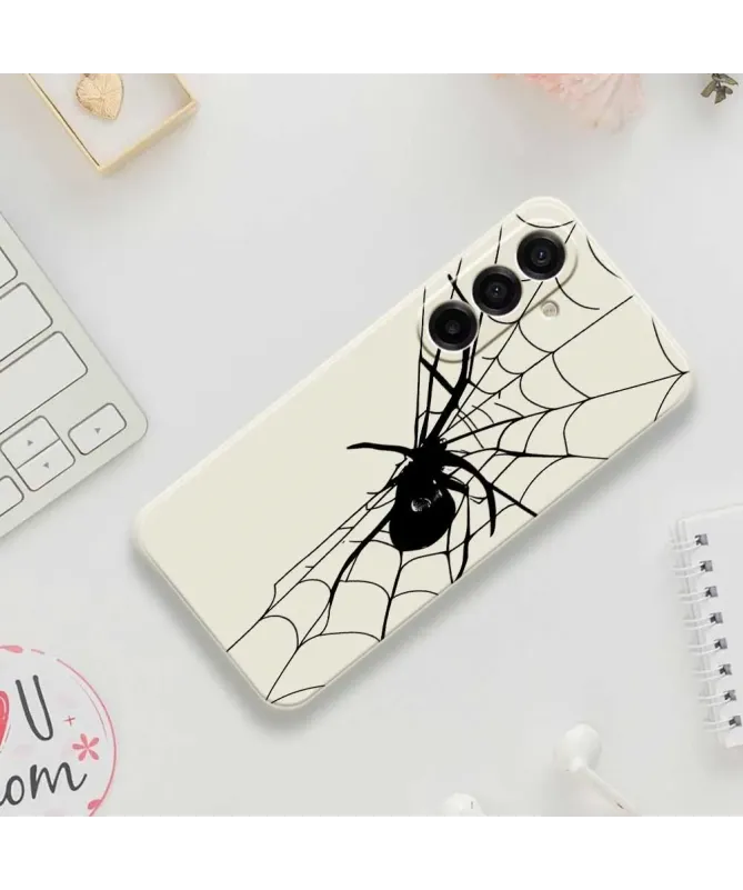 Coque Samsung Galaxy A17 5G Araignée sur Toile Graphique