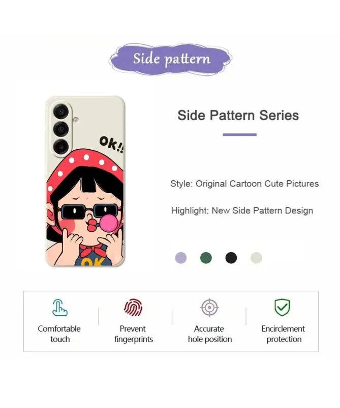 Coque Samsung Galaxy A17 5G "OK" Fille Cool