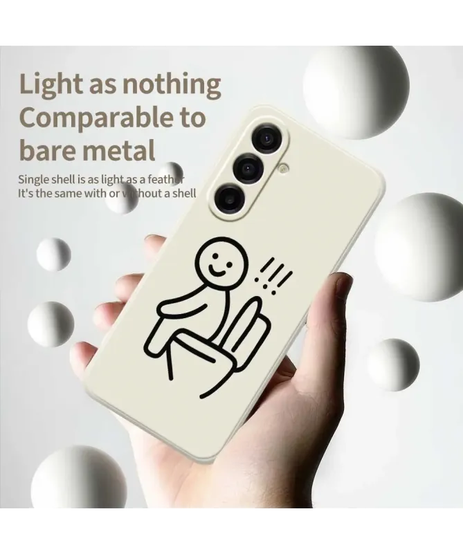 Coque Samsung Galaxy A17 5G "Moment de Paix" Beige Clair - photo 4
