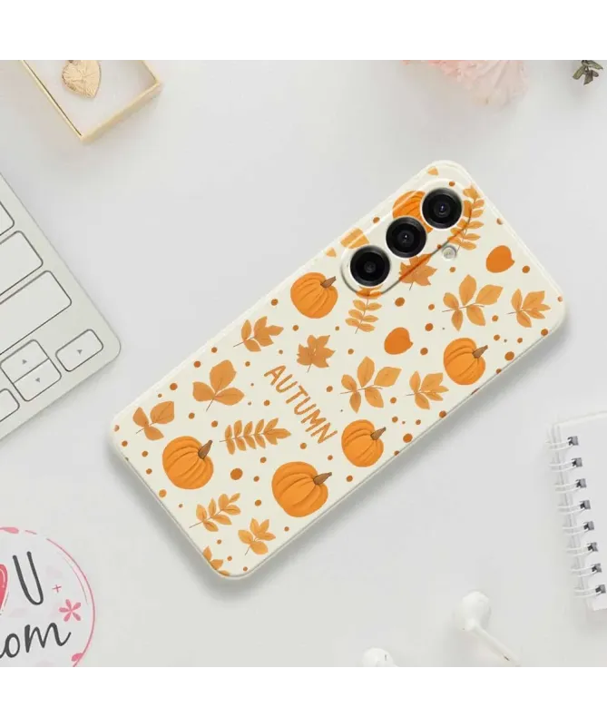 Coque Samsung Galaxy A17 5G Autumn Vibes Beige Clair - photo 6