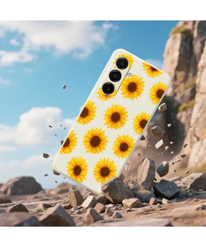 Coque Samsung Galaxy A17 5G Champ de Tournesols
