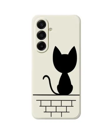 Coque Samsung Galaxy A17 5G Chat sur le Mur