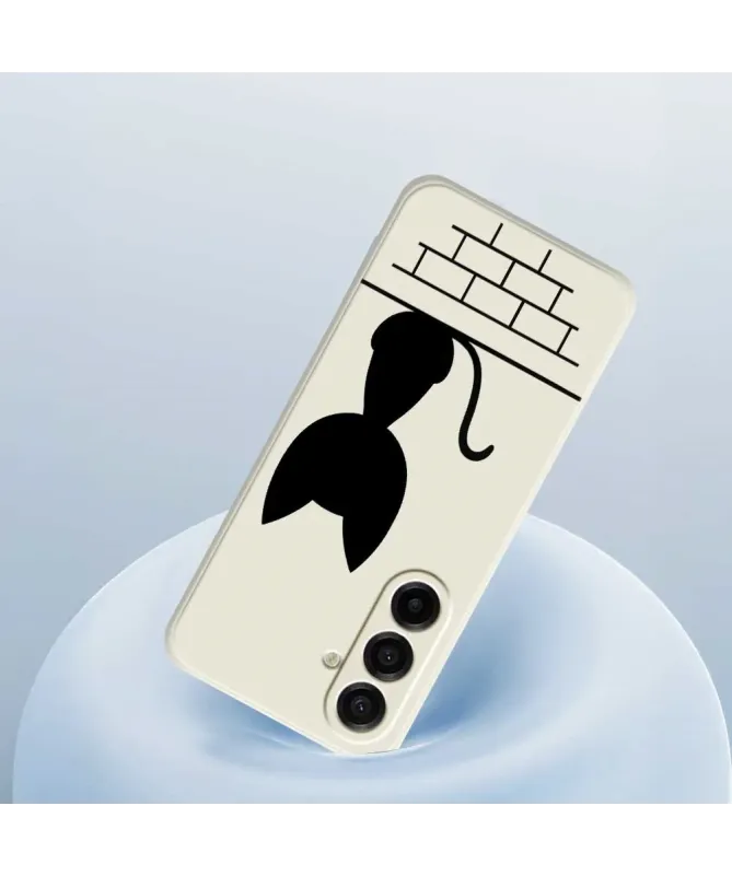 Coque Samsung Galaxy A17 5G Chat sur le Mur