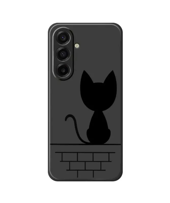 Coque Samsung Galaxy A17 5G Chat sur le Mur