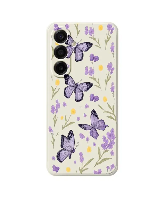 Coque Samsung Galaxy A17 5G Papillons de Lavande