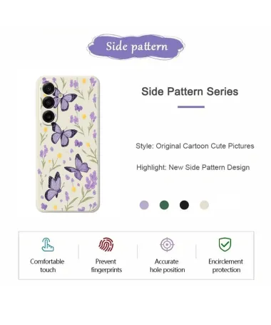 Coque Samsung Galaxy A17 5G Papillons de Lavande