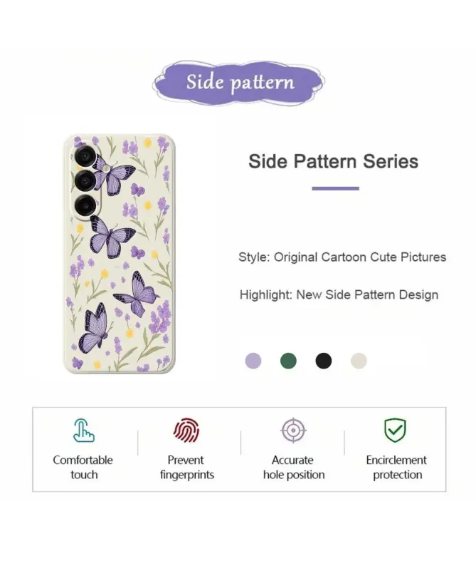 Coque Samsung Galaxy A17 5G Papillons de Lavande