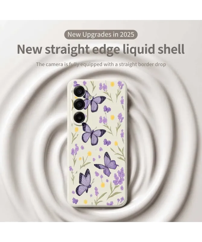 Coque Samsung Galaxy A17 5G Papillons de Lavande