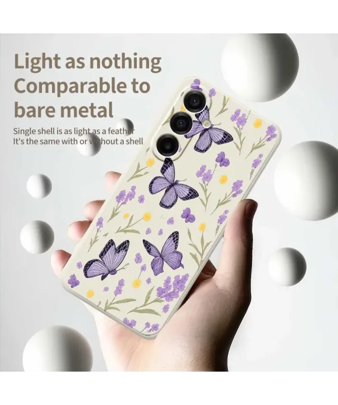 Coque Samsung Galaxy A17 5G Papillons de Lavande