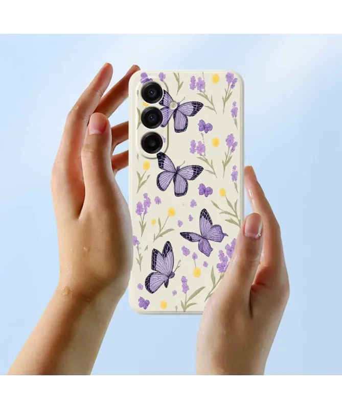 Coque Samsung Galaxy A17 5G Papillons de Lavande