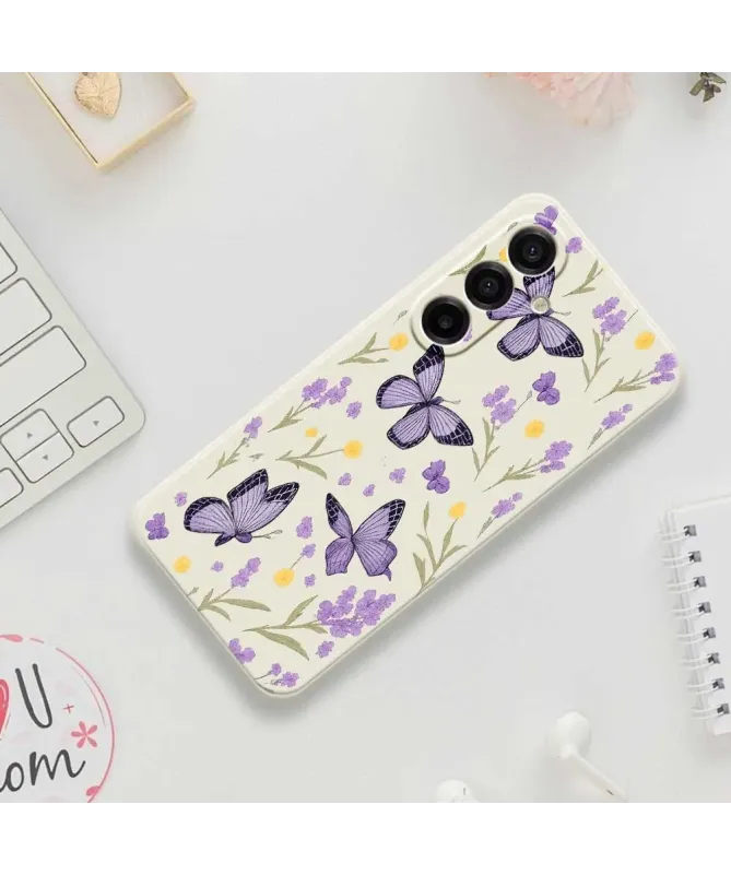 Coque Samsung Galaxy A17 5G Papillons de Lavande