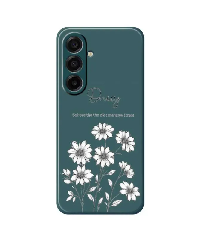 Coque Samsung Galaxy A17 5G Croquis de Fleurs Sauvages