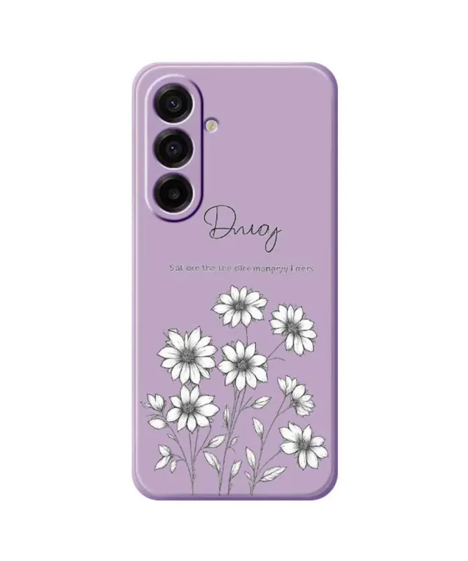 Coque Samsung Galaxy A17 5G Croquis de Fleurs Sauvages