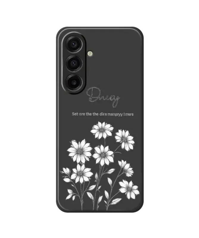 Coque Samsung Galaxy A17 5G Croquis de Fleurs Sauvages