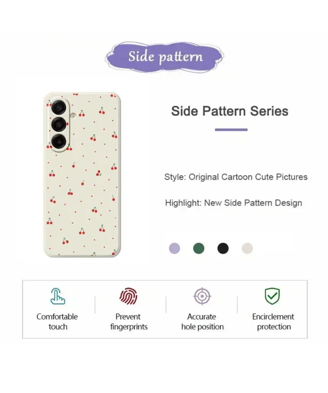 Coque Samsung Galaxy A17 5G Cerises Kawaii