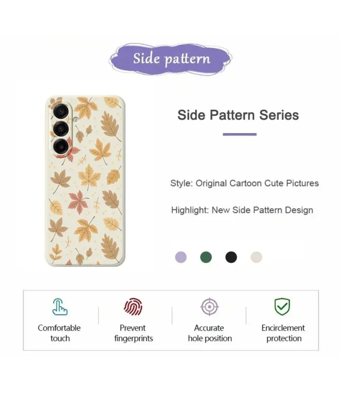 Coque Samsung Galaxy A17 5G Feuilles d'Automne