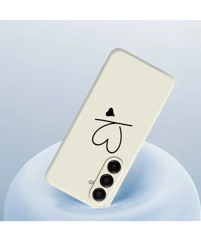 Coque Samsung Galaxy A17 5G Cœur Minimaliste