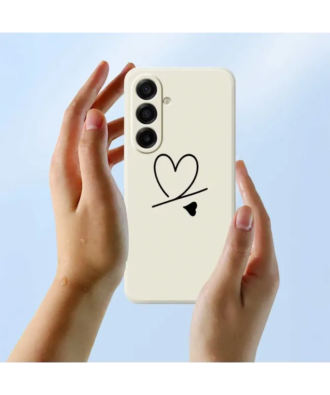 Coque Samsung Galaxy A17 5G Cœur Minimaliste