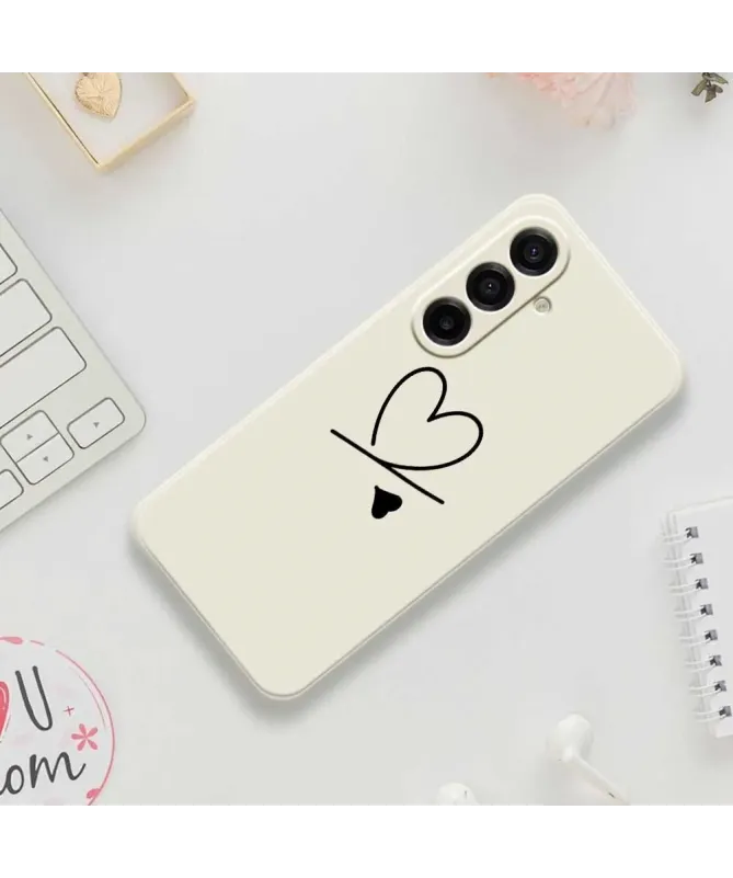 Coque Samsung Galaxy A17 5G Cœur Minimaliste