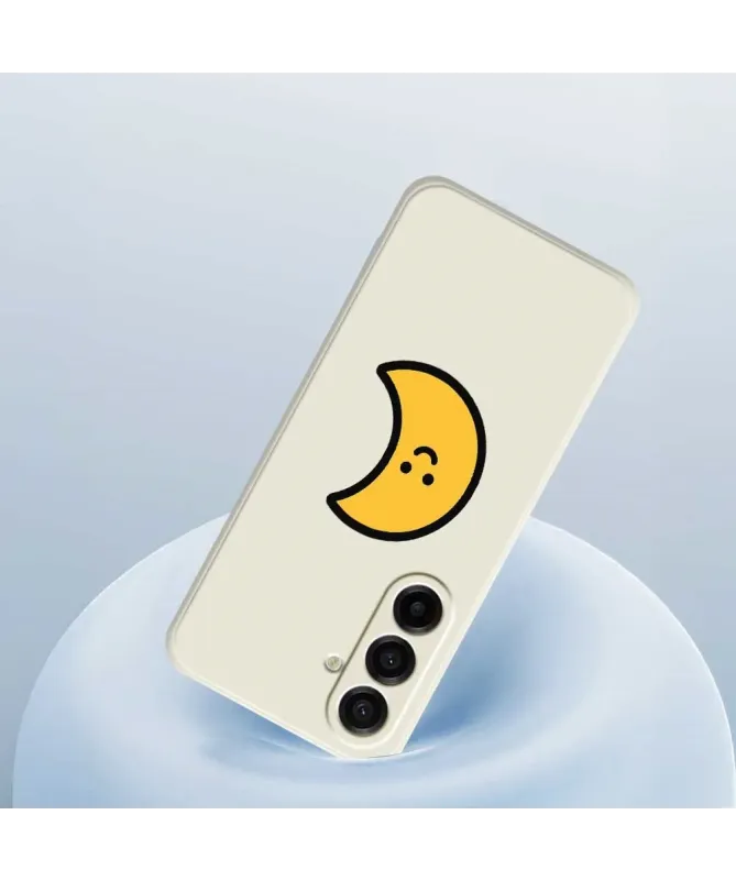 Coque Samsung Galaxy A17 5G Lune Souriante