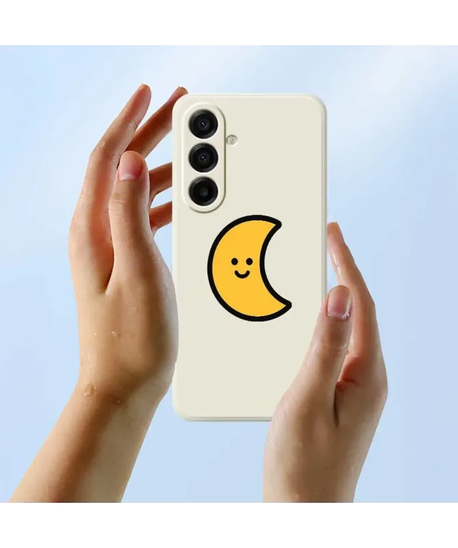 Coque Samsung Galaxy A17 5G Lune Souriante