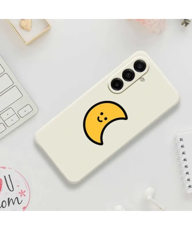 Coque Samsung Galaxy A17 5G Lune Souriante