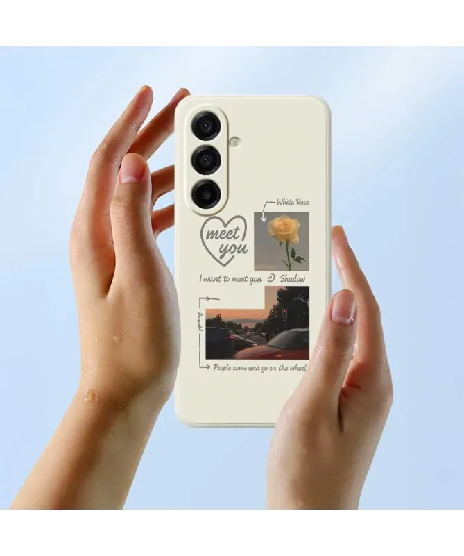Coque Samsung Galaxy A17 5G "Meet You" Rétro