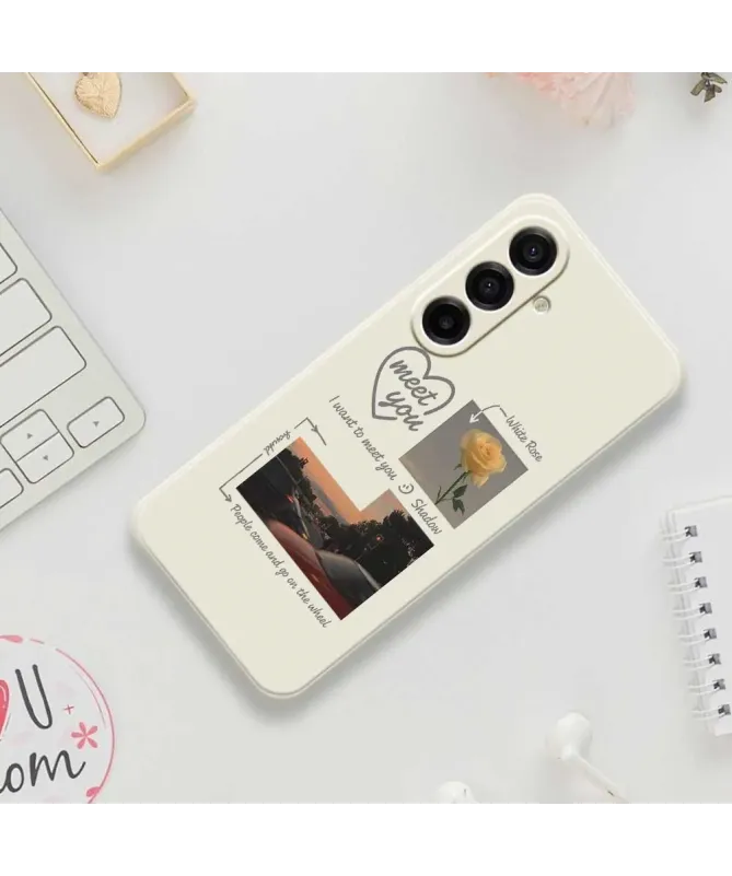 Coque Samsung Galaxy A17 5G "Meet You" Rétro