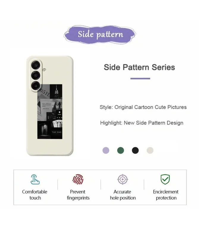 Coque Samsung Galaxy A17 5G Collage Noir et Blanc