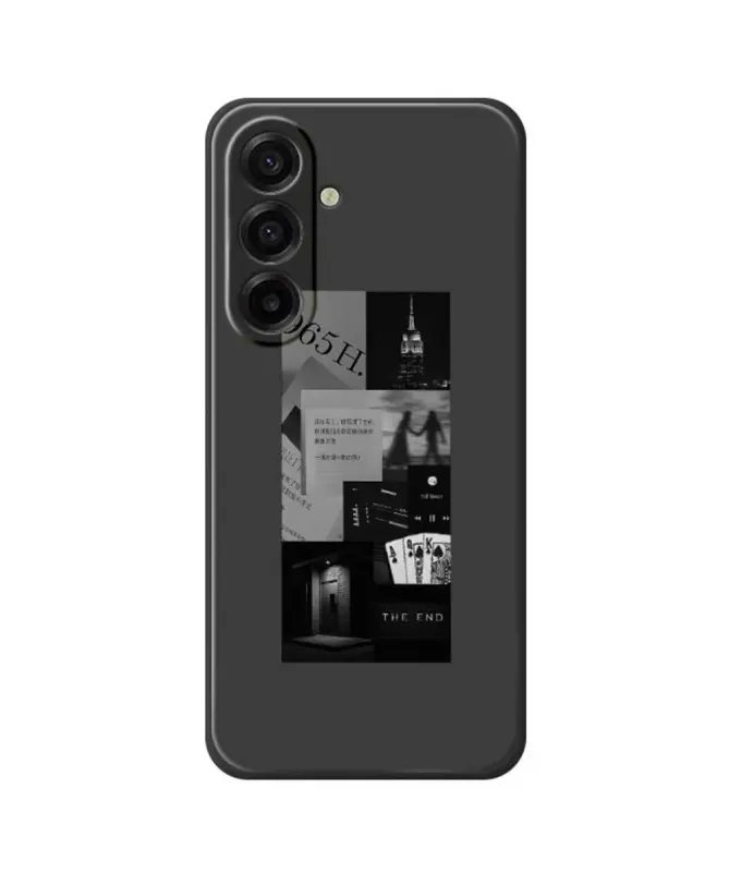 Coque Samsung Galaxy A17 5G Collage Noir et Blanc