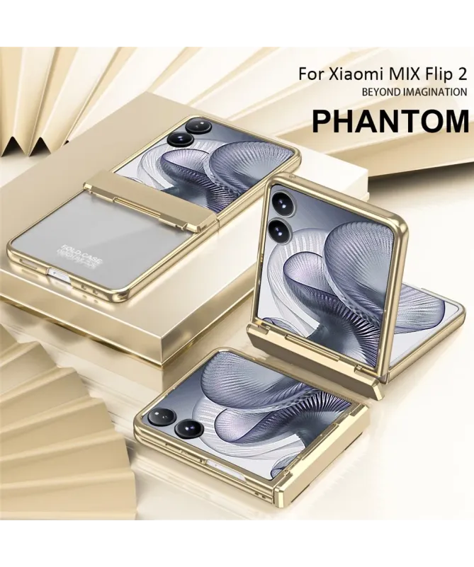 Coque Xiaomi Mix Flip 2 Intégrale Cadre Métallisé